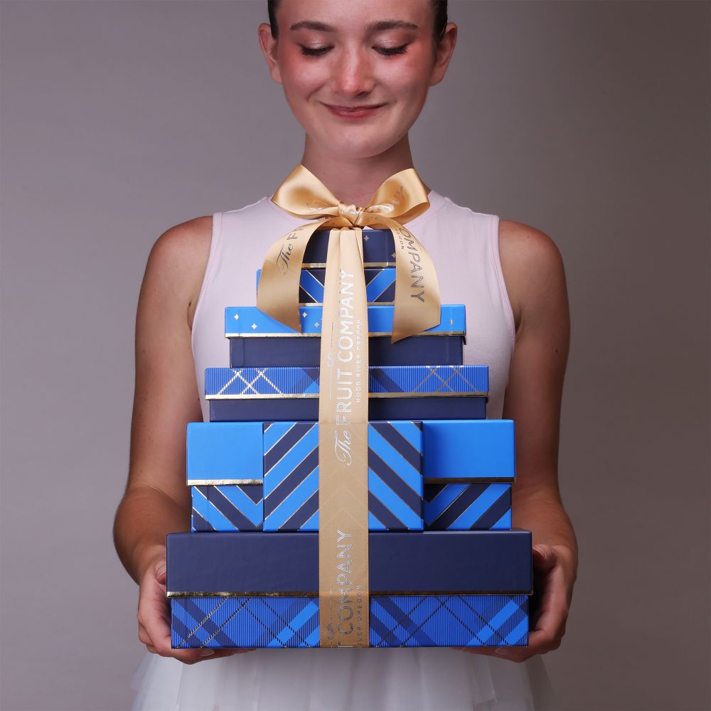 Grand Holiday Gift Tower