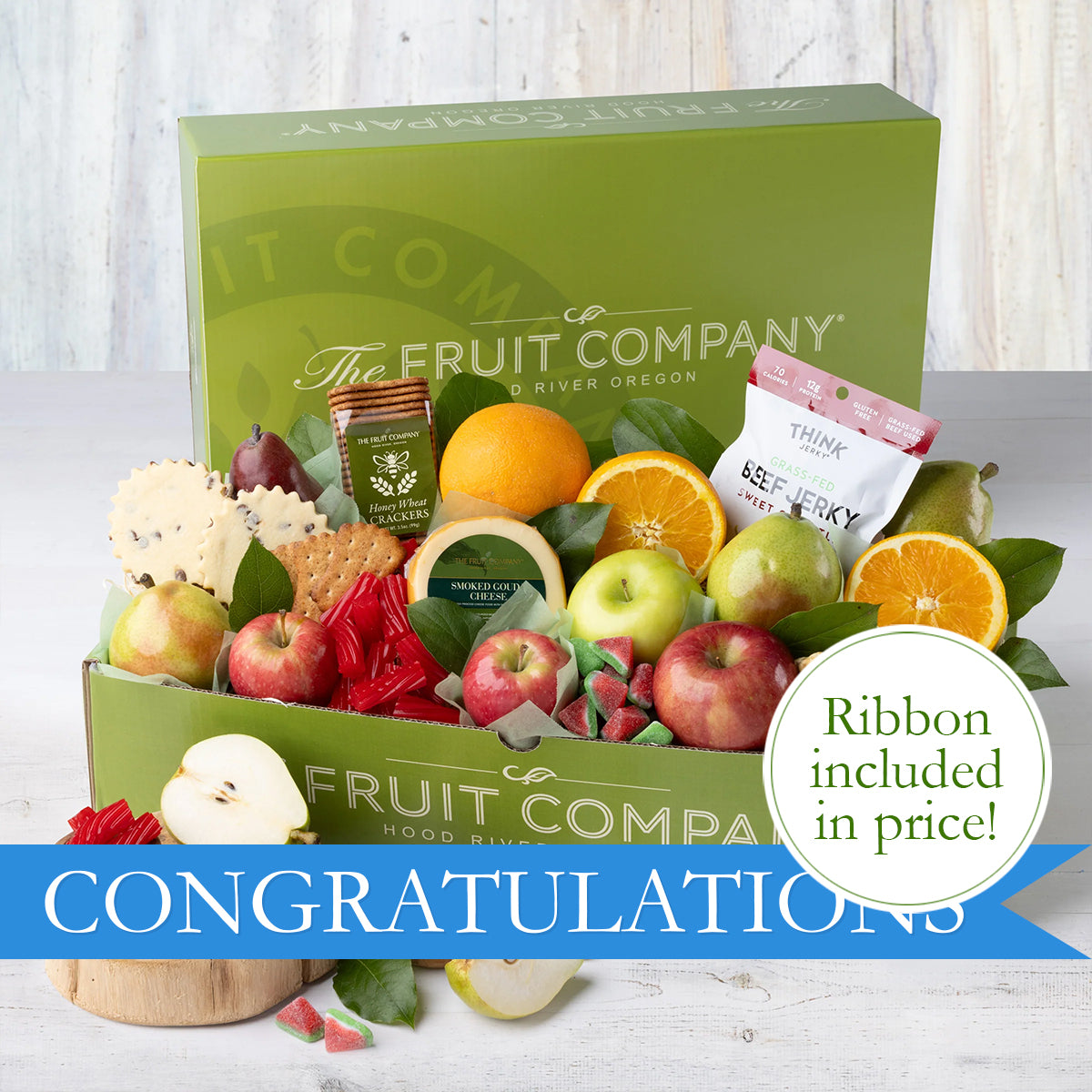 Grand Congratulations Gift Box with Congratulations Ribbon
