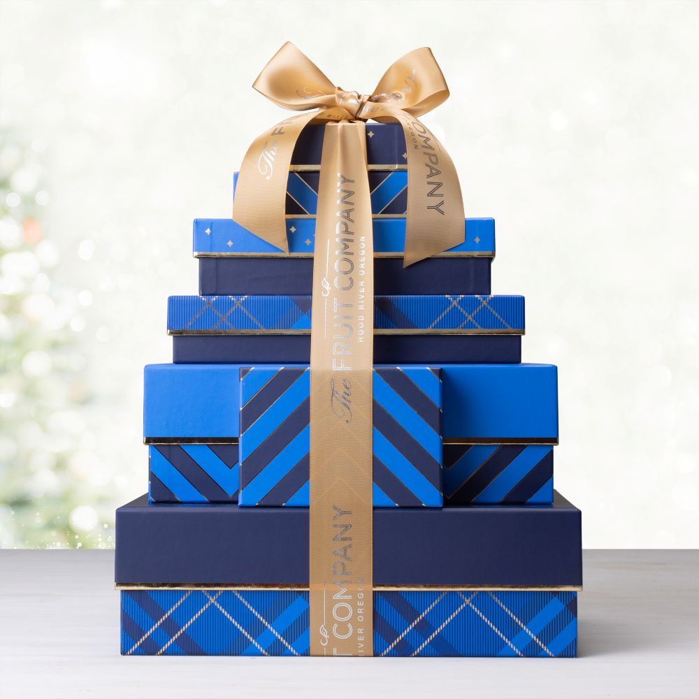 Grand Holiday Gift Tower