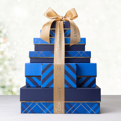 Grand Holiday Gift Tower