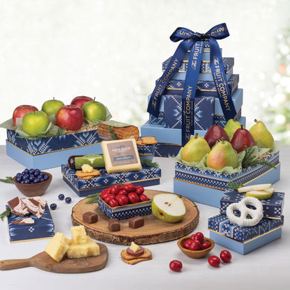 Grand Holiday Gift Tower