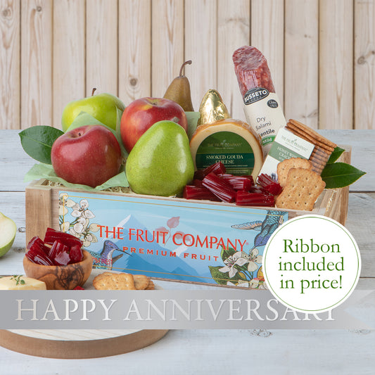 Timeless Anniversary Fruit Crate