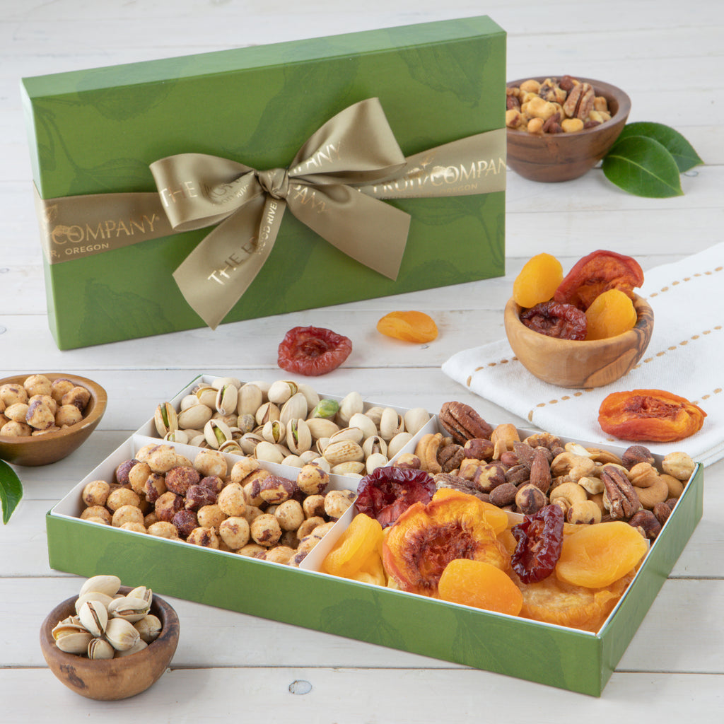 Mixed nut and dried fruit gift box